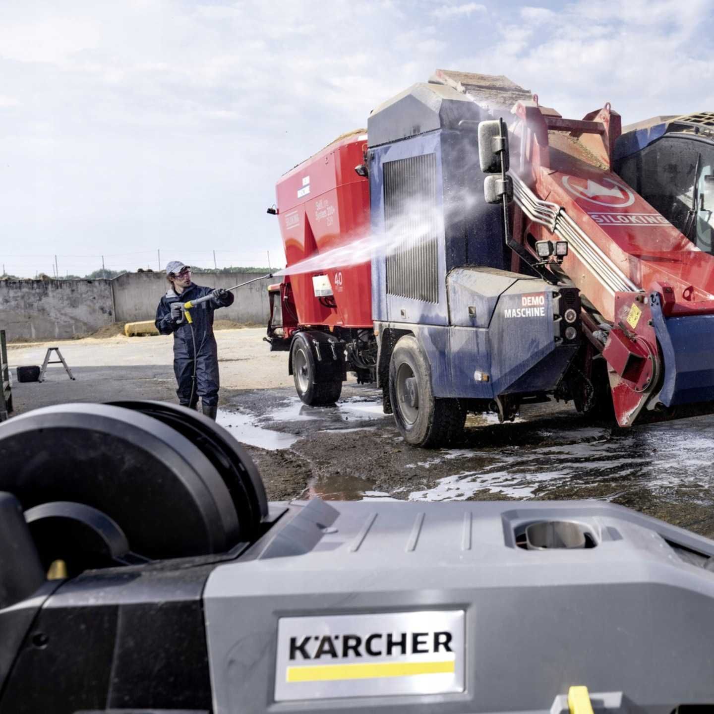 MYJKA CIŚNIENIOWA KARCHER HDS 10/21-4MXA + automatyczny zwijak / BĘBEN