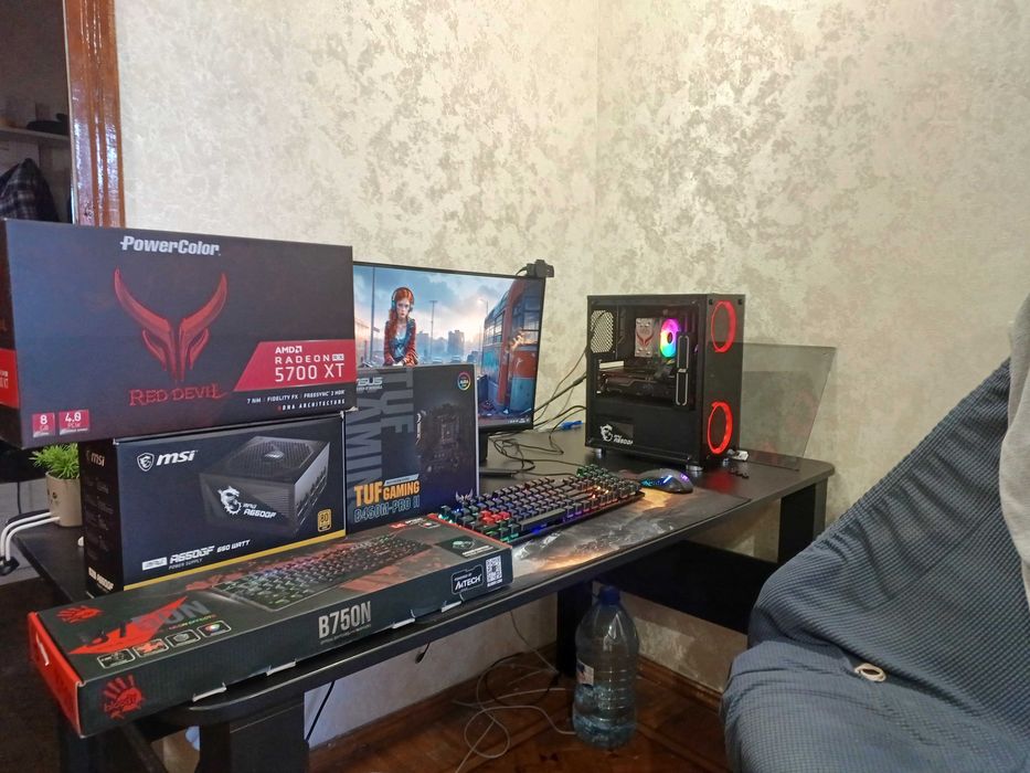 Пк в Зборе rx5700xt + Монитор Распродаю