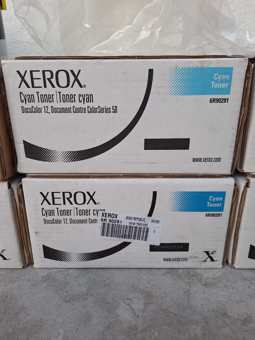 Toners, escova, depósito e óleo XEROX Docucolor12