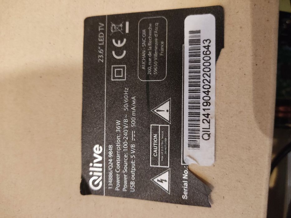 Conjunto peças TV Qilive Q24-984B 24" polegadas - ou à peça