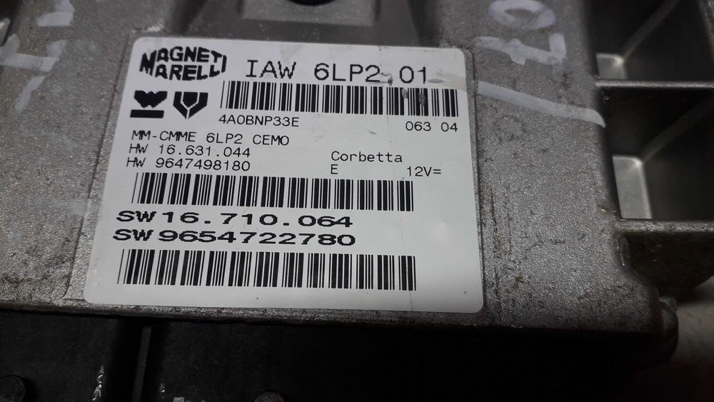 Centralina Motor PEUGEOT 307 1.4 Gasolina