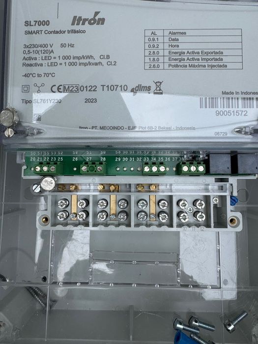 Itron SL7000 Contador Smart Trifásico + Modem Teleorigin
