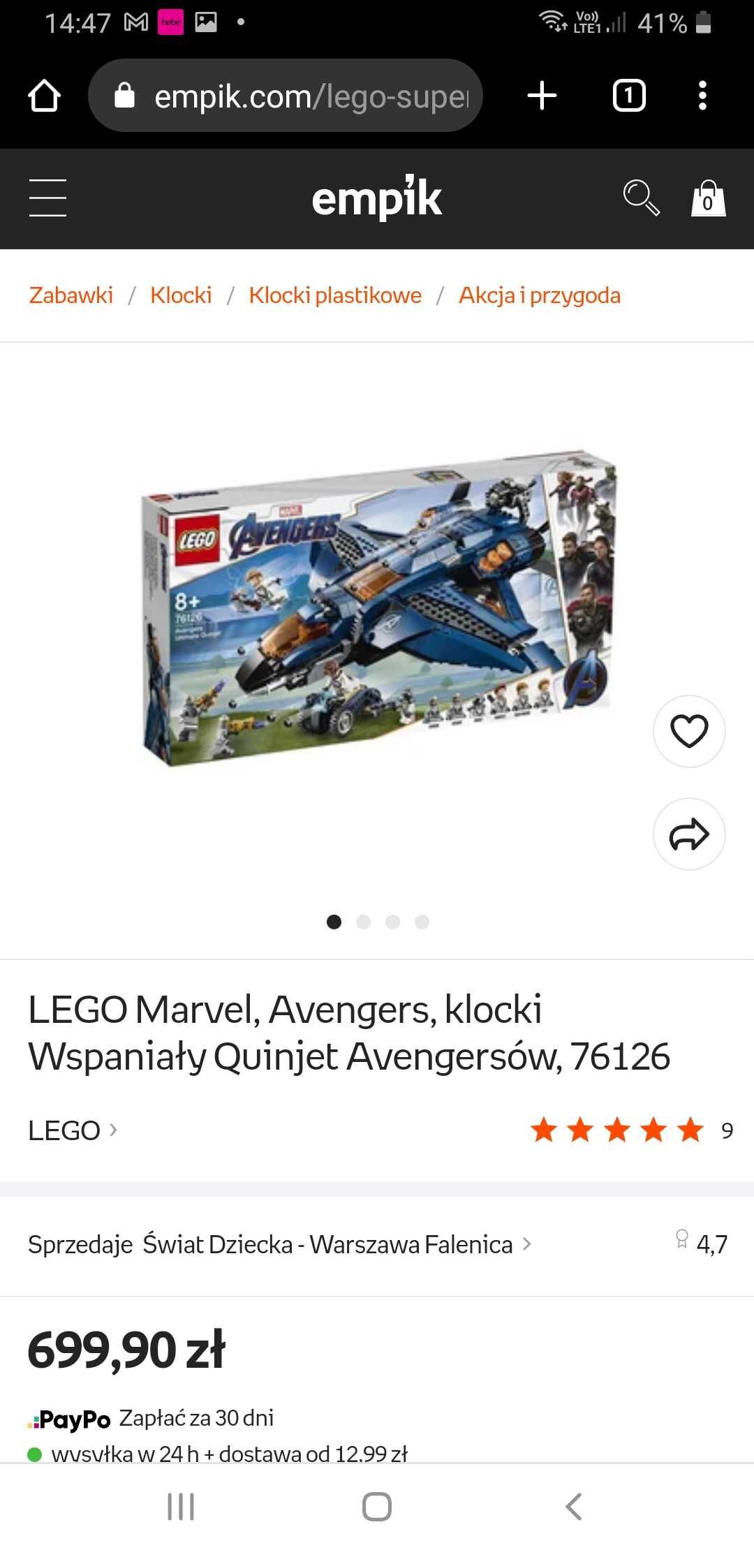 Lego Avengers 76126