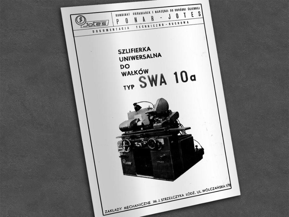 Szlifierka SWA-10a, SWA 10a - DTR