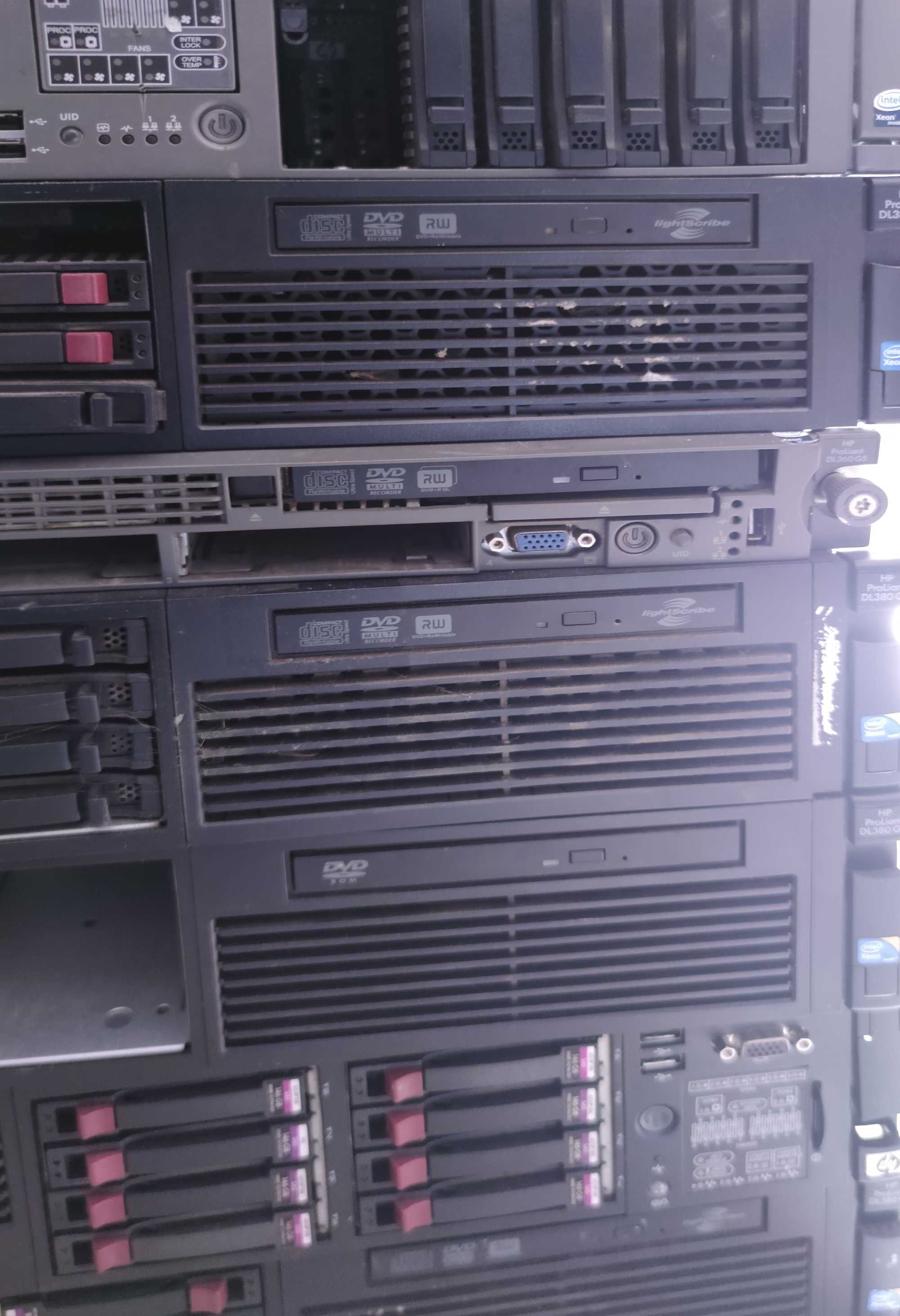 Сервер HP DL 360/380 G5, G7, G8