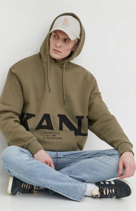Karl Kani худи мужское олива