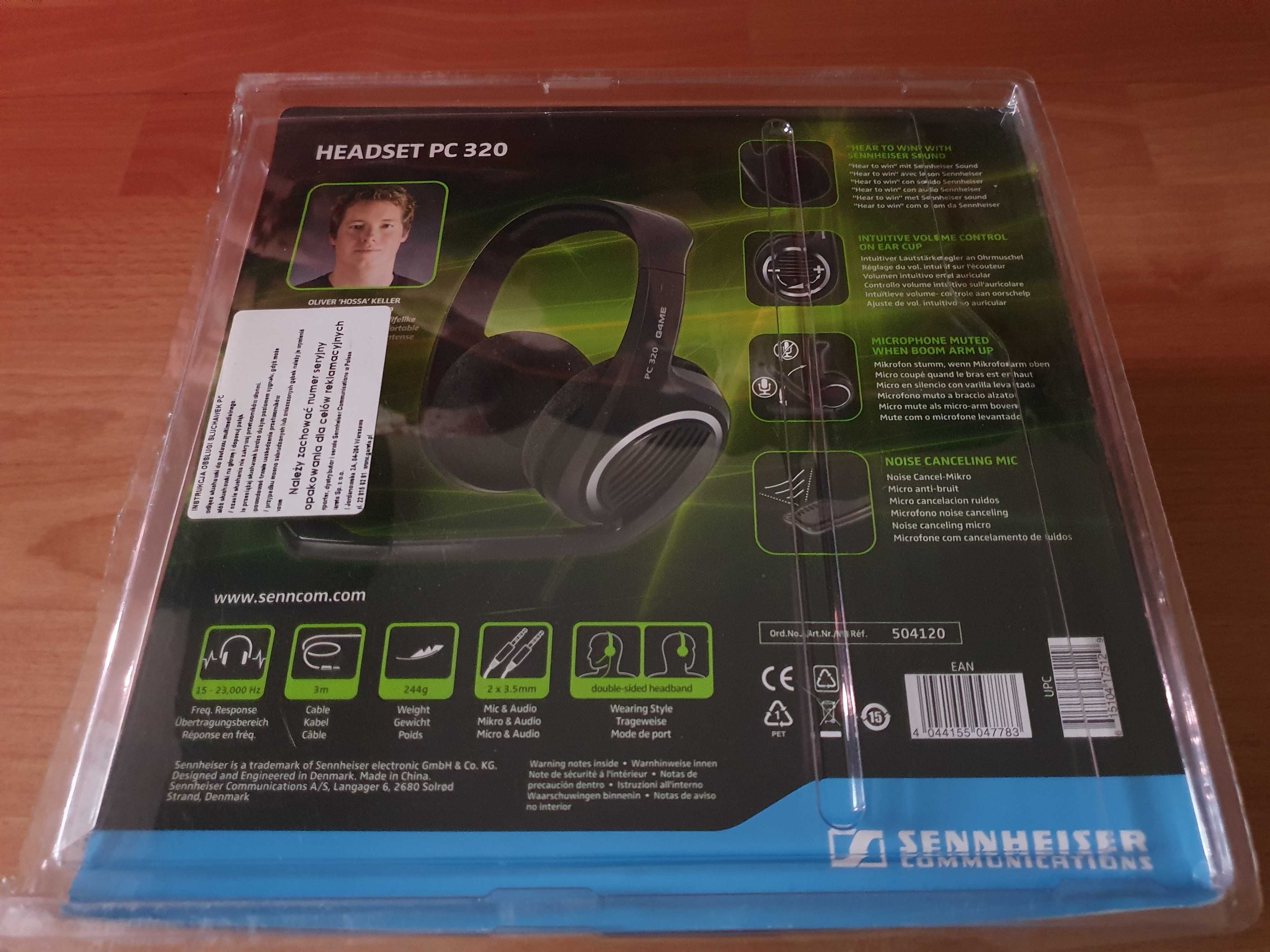 Słuchawki gamingowe Sennheiser PC 320 G4ME przewodowe z mikrofonem