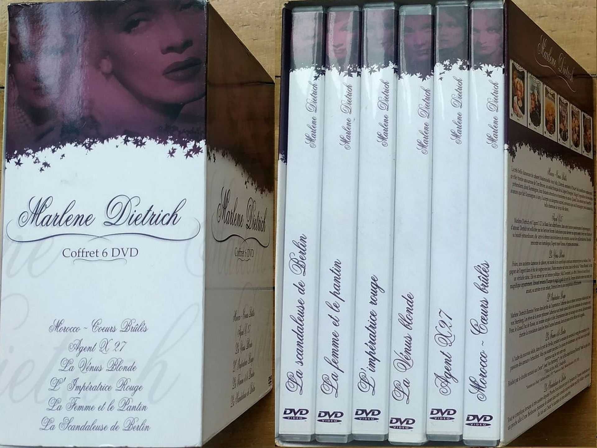Marlene Dietrich –   DVD-box – oryginalne francuskie wydanie