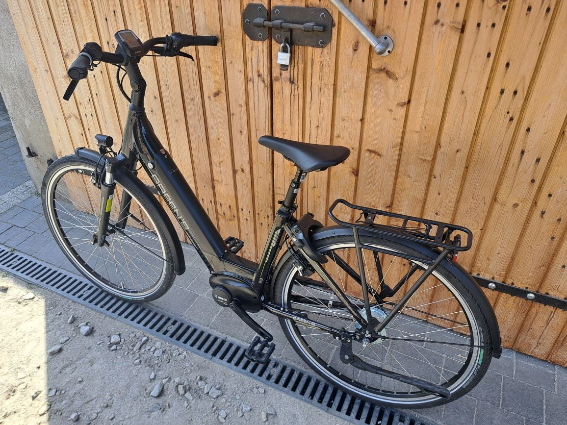 JAK NOWY Rower Elektryczny GREENS miejski Bosch Active Line Plus S M H