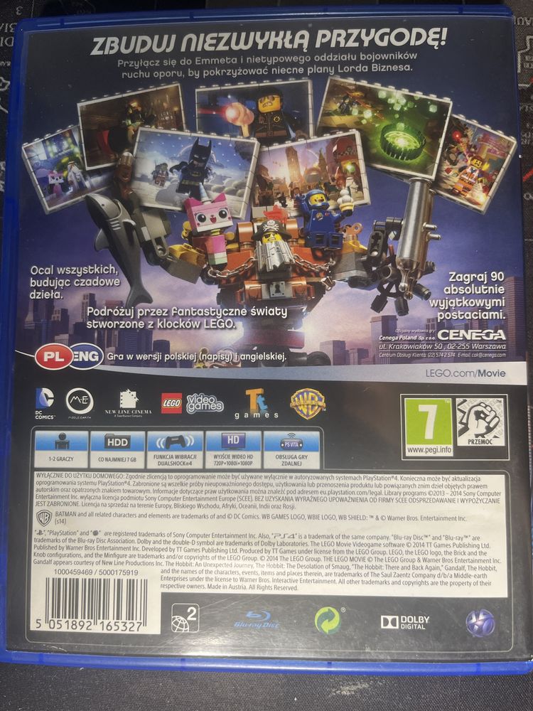 GRA na ps4 i ps5 lego przygoda