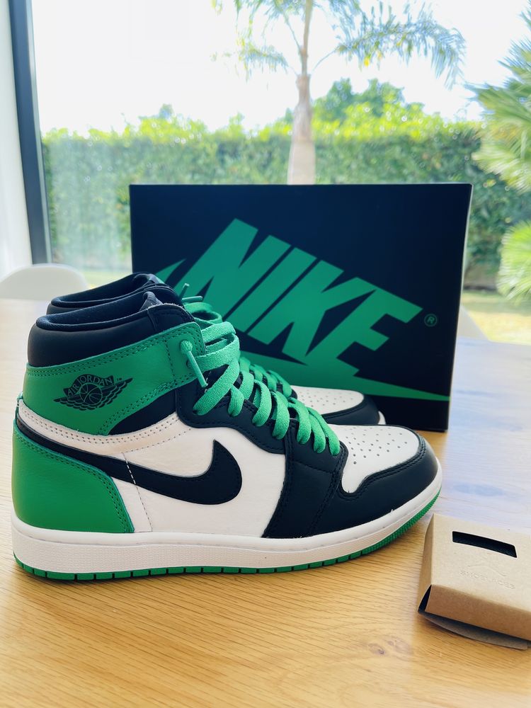 Nike air Jordan 1 high lucky green