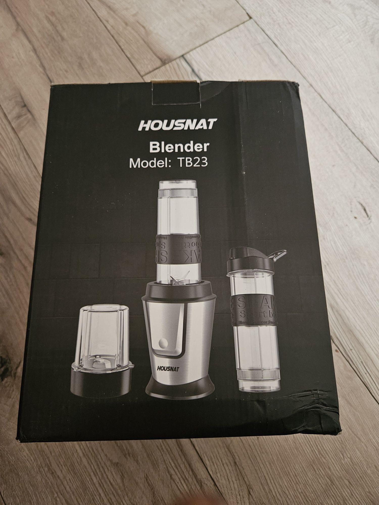 HOUSNAT Pojedynczy blender 3 w 1, wielofunkcyjny