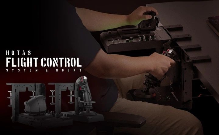 джойстик Hori HOTAS Flight Control System & Mount Black
