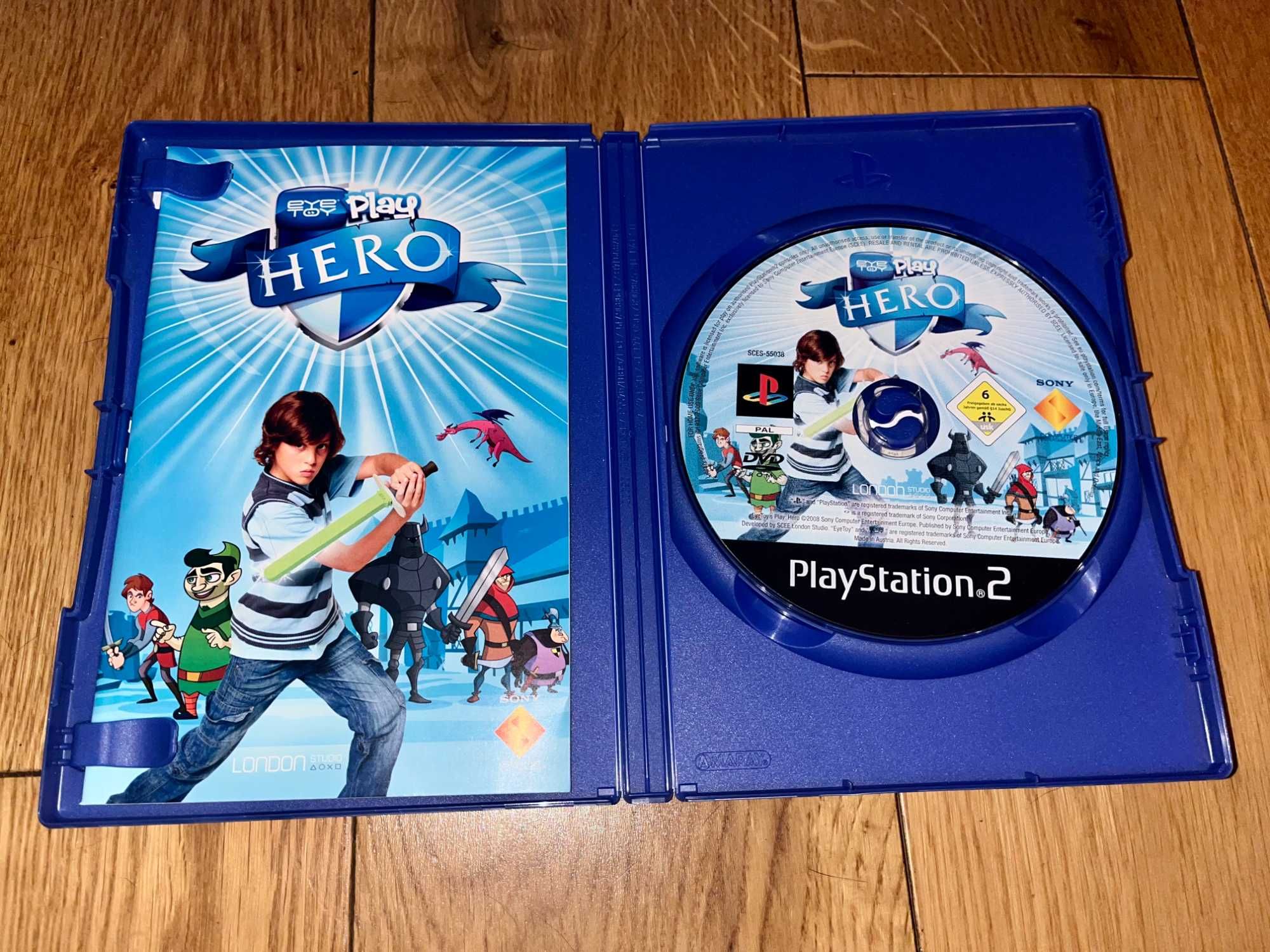 EyeToy Play : Hero PL ( PS2 ) ( Playstation 2 ) gra + kamerka + miecz