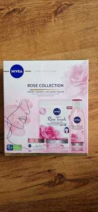 Zestaw Nive Rose Touch Collection krem maska Tonik NOWY zestaw