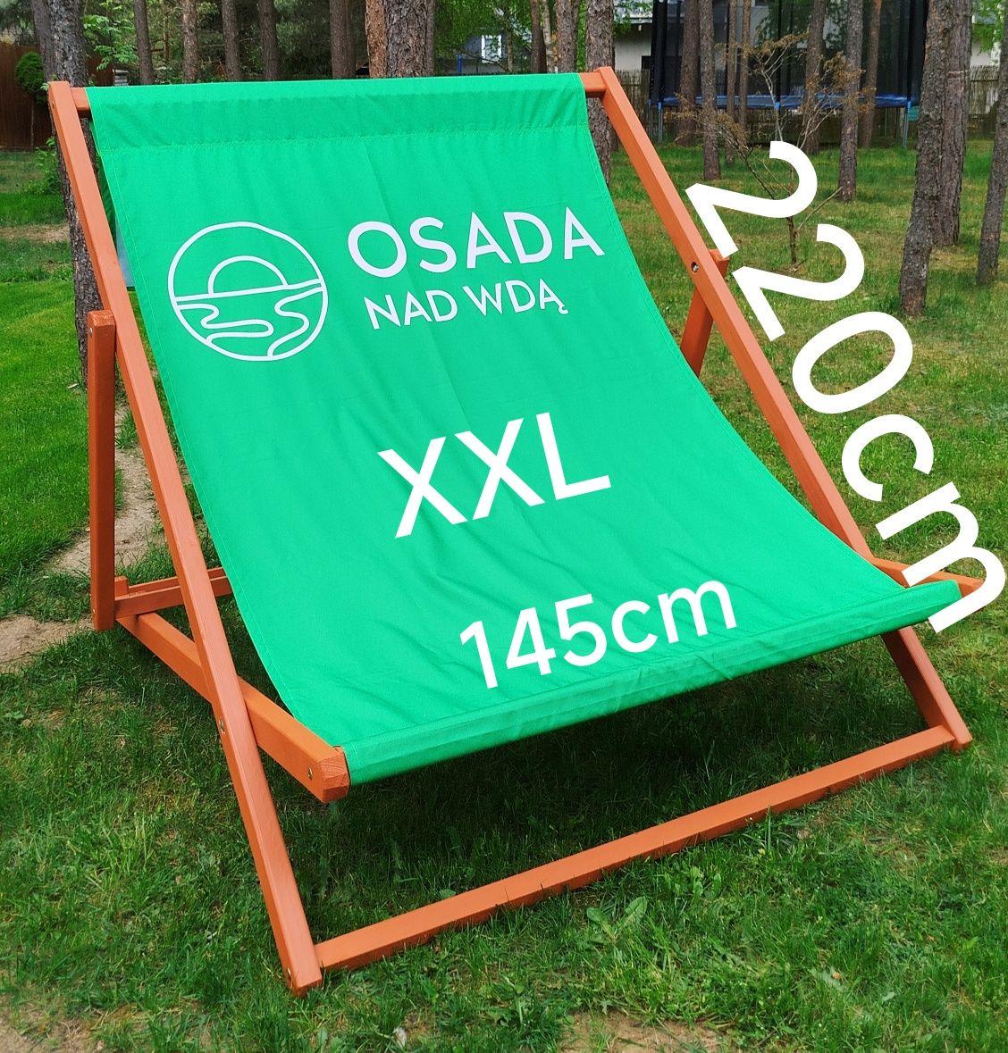 Leżak ogrodowy duży XXL