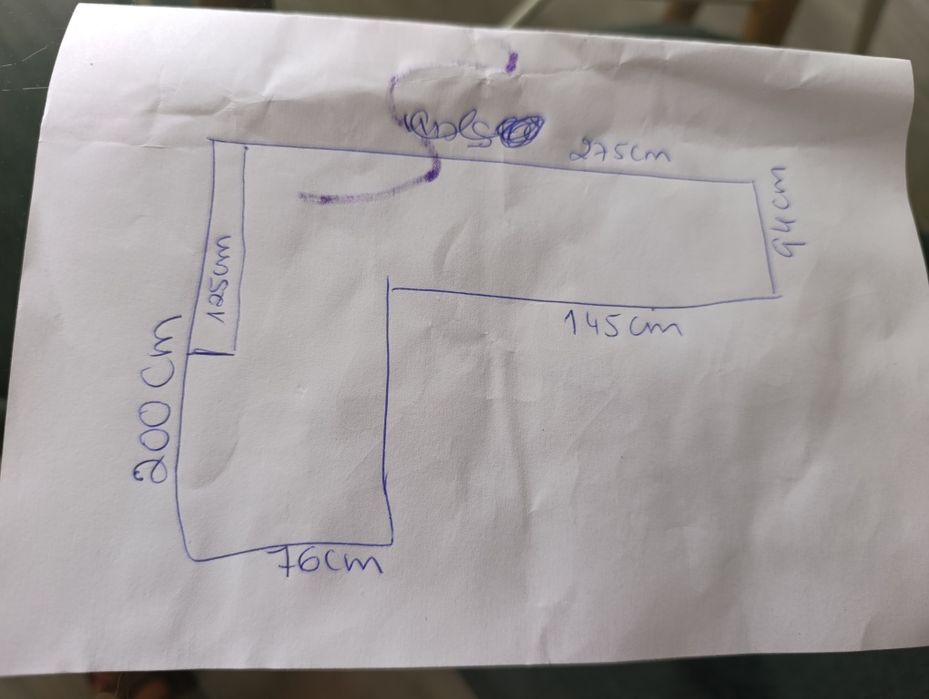 Sofá chaise longue (preto) pele.