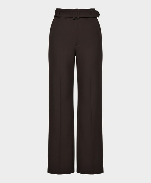 Шоколадні брюки класичні прямі
