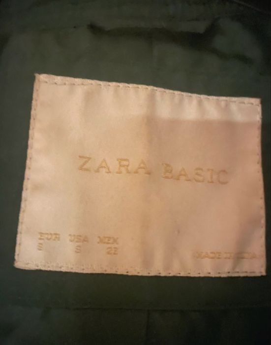 Parka Zara Verde tamanho S