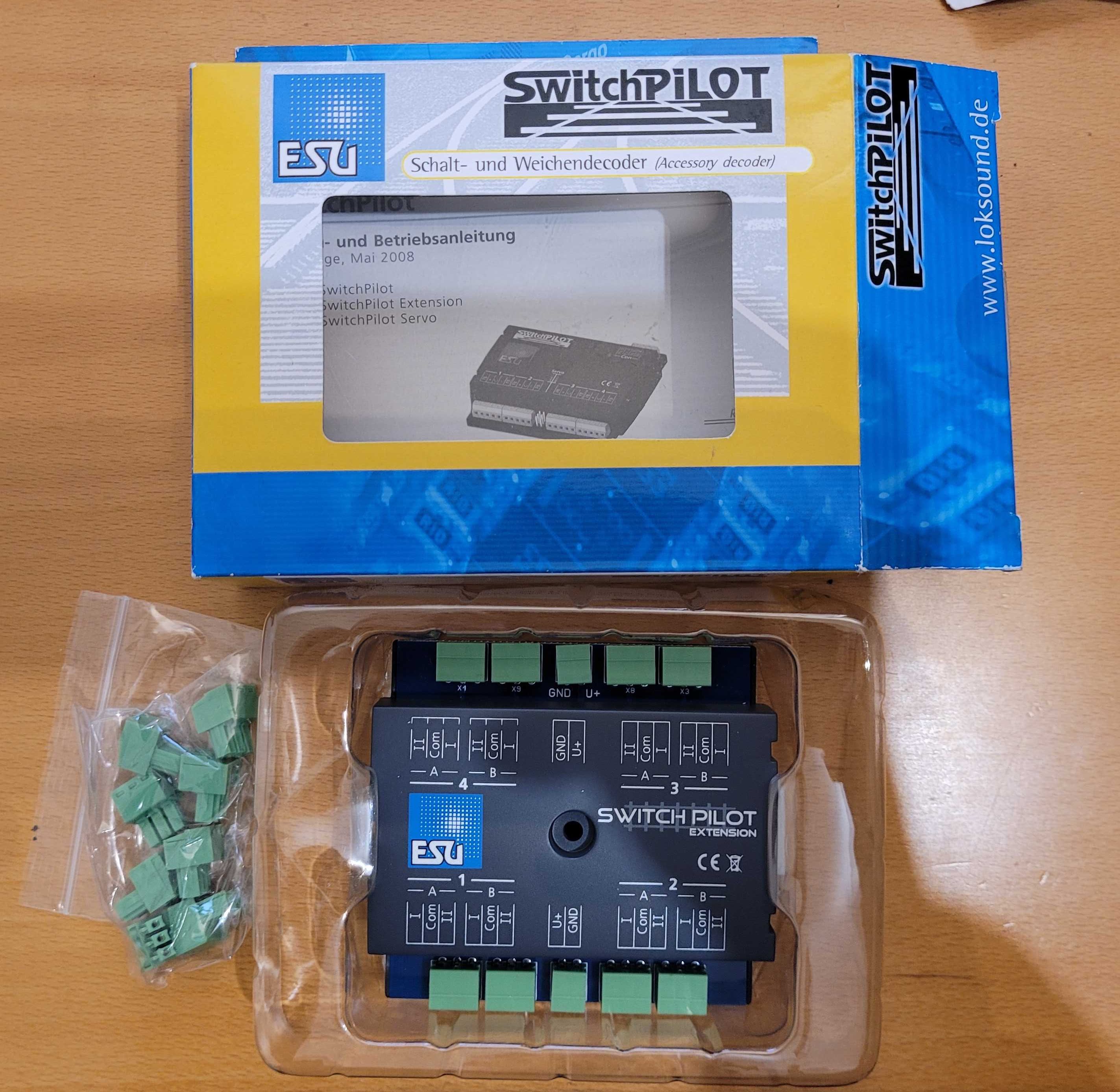 Comboios H0 N, Decoders Switch Pilot ESU, varios