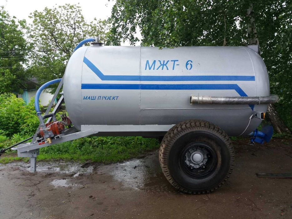 В наявності! Бочка МЖТ-6 (6 м3) для води з помпою або для гноївки