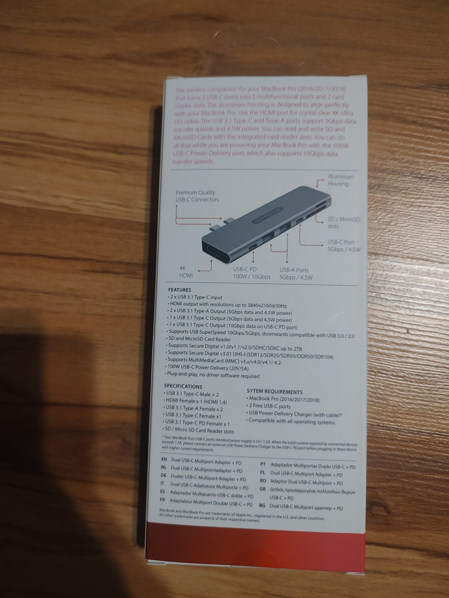HUB USB-C , Adapter Multiport