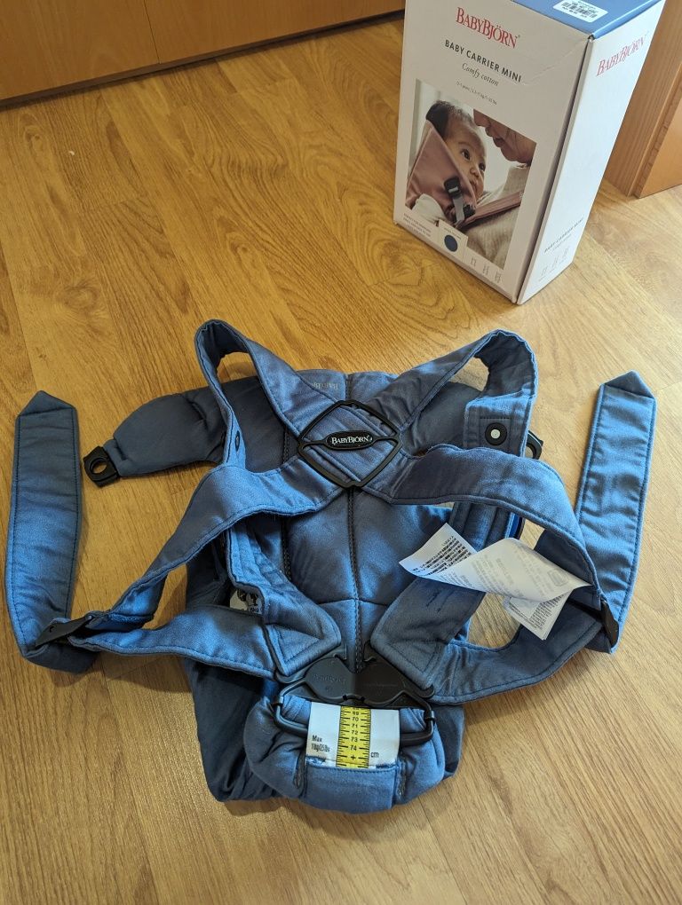 Marsúpio BabyBjorn Azul 

3.2–11 kg, from 53 cm

Three carrying positi