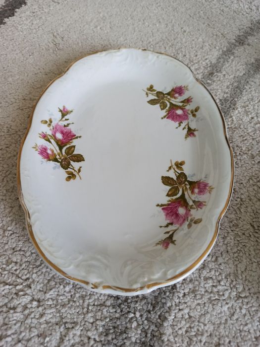Porcelana Wawel serwis obiadowy róża chodzieska
