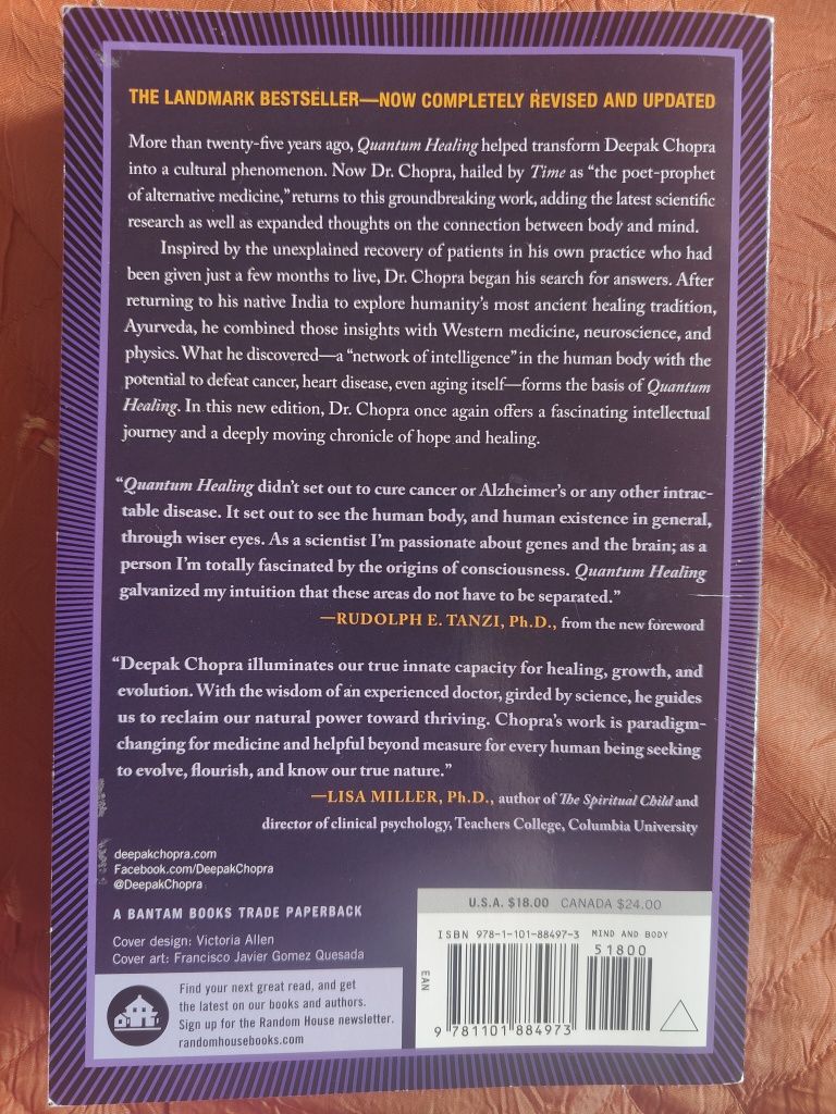 "Quantum Healing" Deepak Chopra