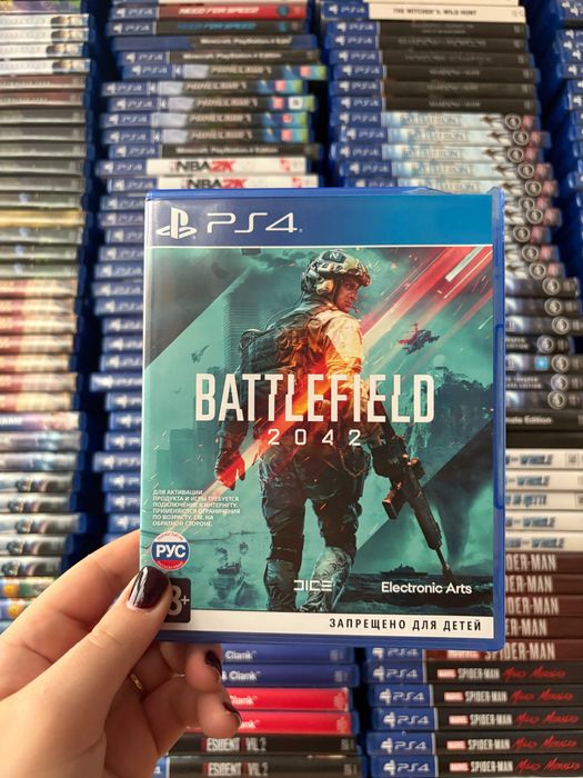 Гра Battlefield 2042 на ps4, диск з грою на пс 4, ліцензія
