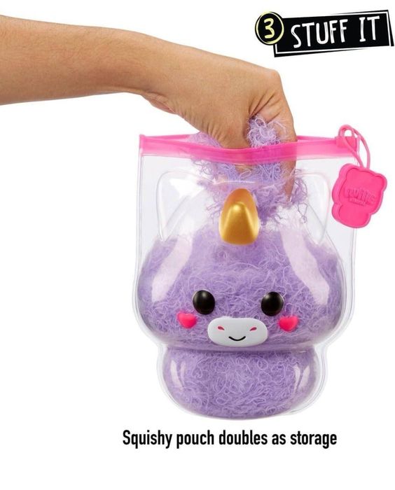 Fluffie Stuffiez М'яка іграшка-антистрес Пандa, єдиноріг морозиво, боб