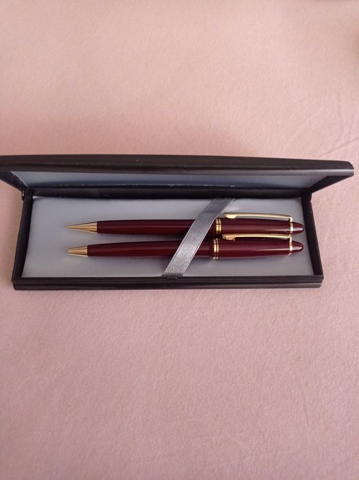 Elegancki Długopis i ołówek automatyczny w etui