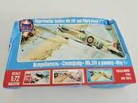 Model do sklejania Spitfire XIV and Flying Bomb Novo 78073 1/72