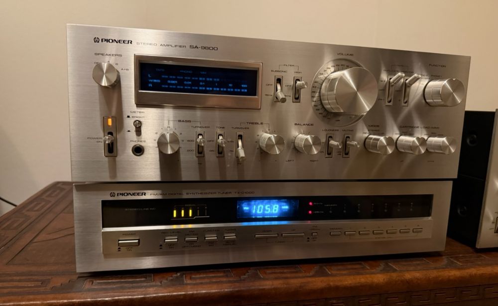 Vintage Pioneer blue line  ! wzmacniacz Sa-9800 CT-F1000 TX-D100