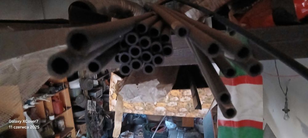 Rurka rura odgromowa uziom grubościenna atest szara 3m 30szt. nowe