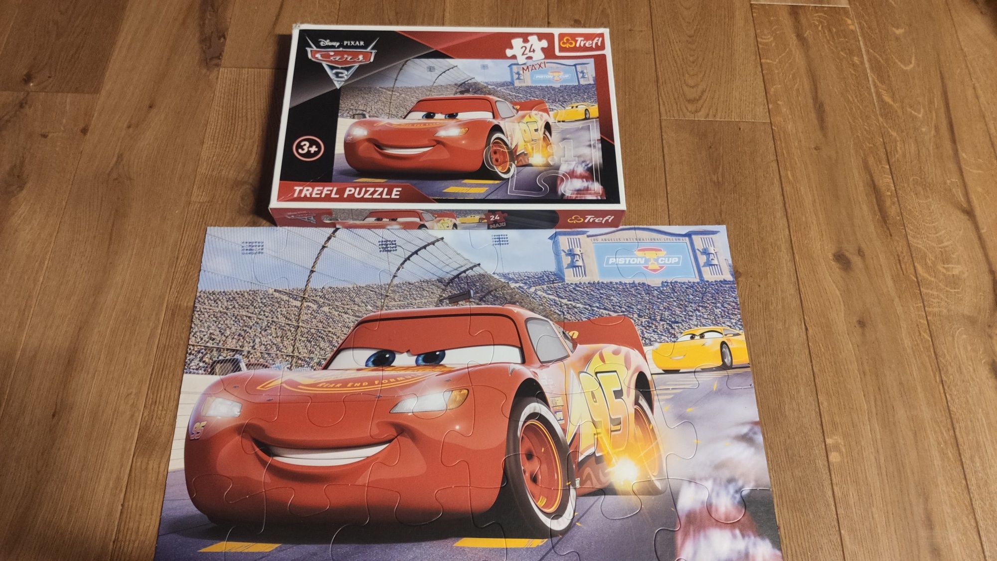 Puzzle i zegar Cars/Auta