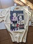 Nowa beżowa meska koszulka tshirt off white 2xl 3xl gruba solidna bawe