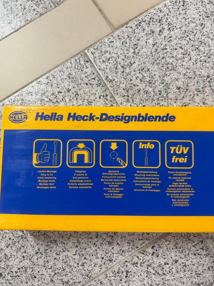 Placa decorativa traseira jetta mk2