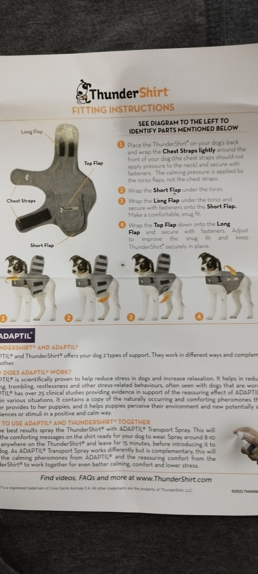 Colete relaxante anti stress para cão