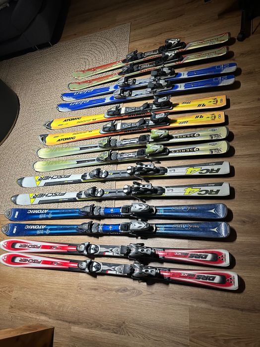 Narty zjazdowe 90cm 100cm  120cm 130cm 140cm 150cm 160cm  170cm