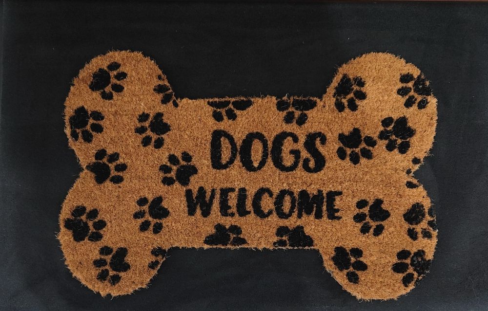 Wycieraczka kokosowa dla psiarzy doglover dogs welcome doormat pies