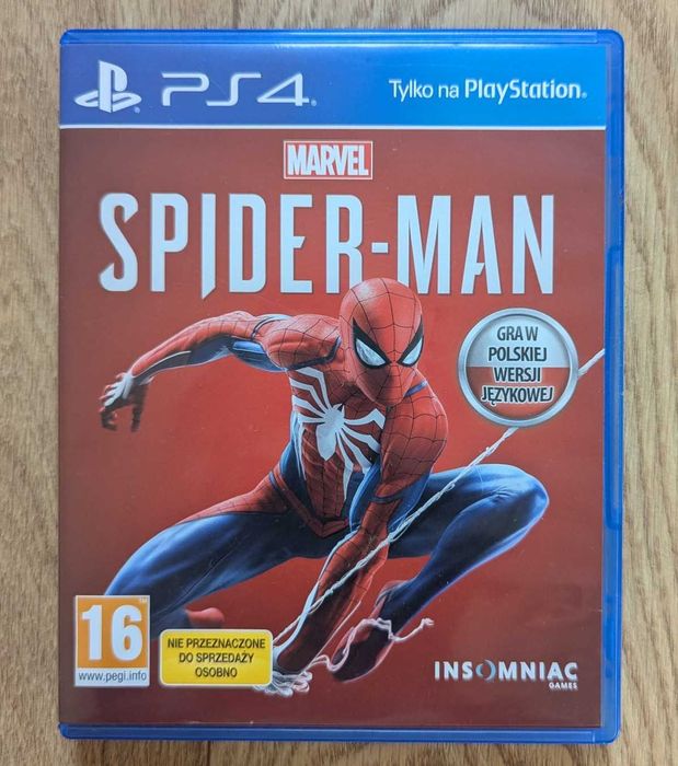 Gra SpiderMan PS4