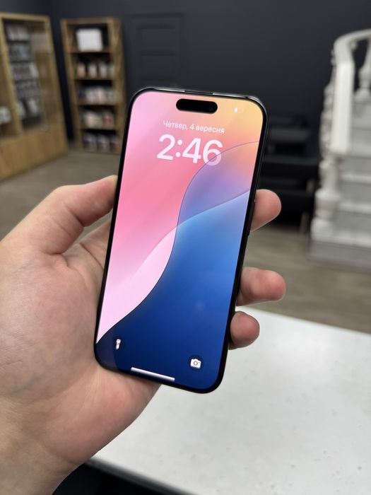 iPhone 15 Pro 256gb Black Titanium Neverlock з Гарантією!