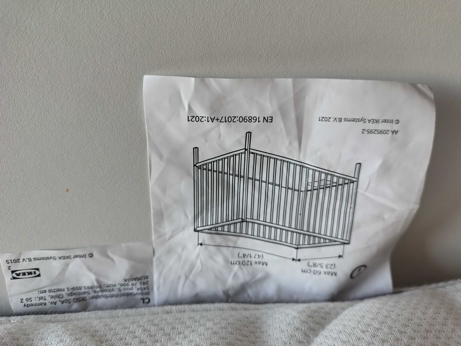 Materac IKEA 120x60, idealny dla dzieci