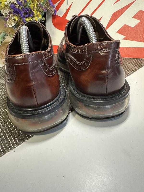 Prada brown leather levitate brouges