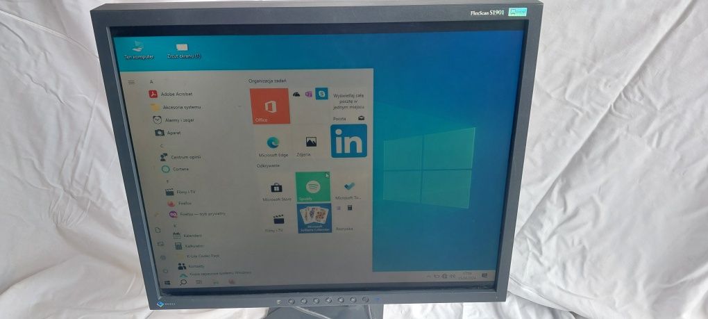 Profesjonalny Monitor Eizo FlexScan S1901 19'' 5:4 2szt