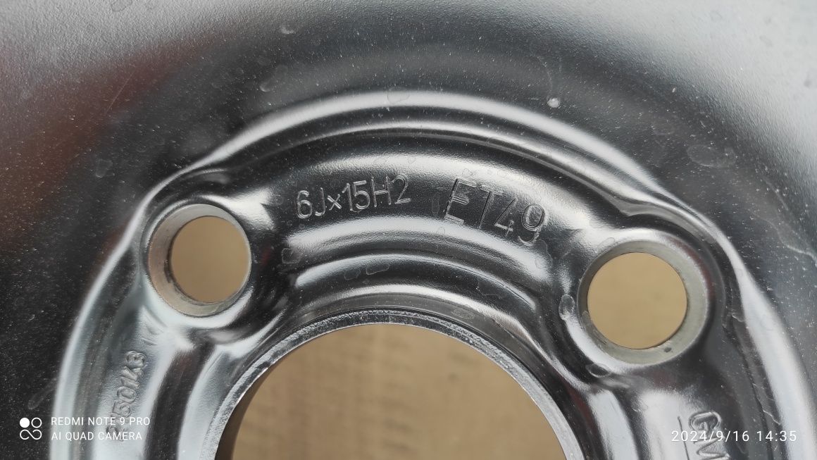 Диски 4/100/15 Opel Chevrolet aveo Daewoo lanos
