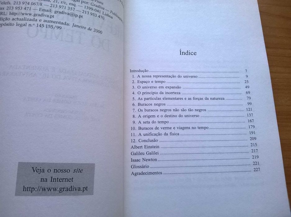 Breve História do Tempo - Stephen Hawking