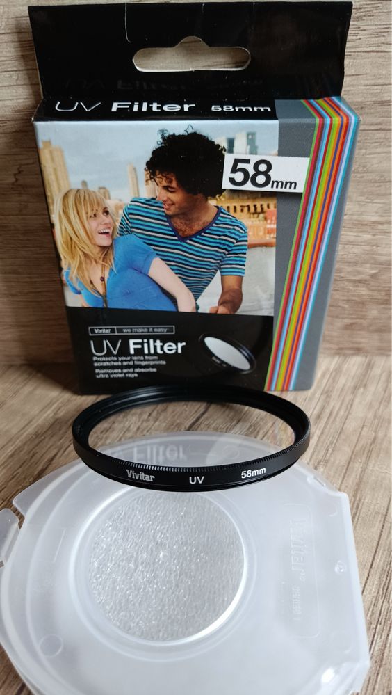 Vivitar UV Filter 58mm світлофільтр