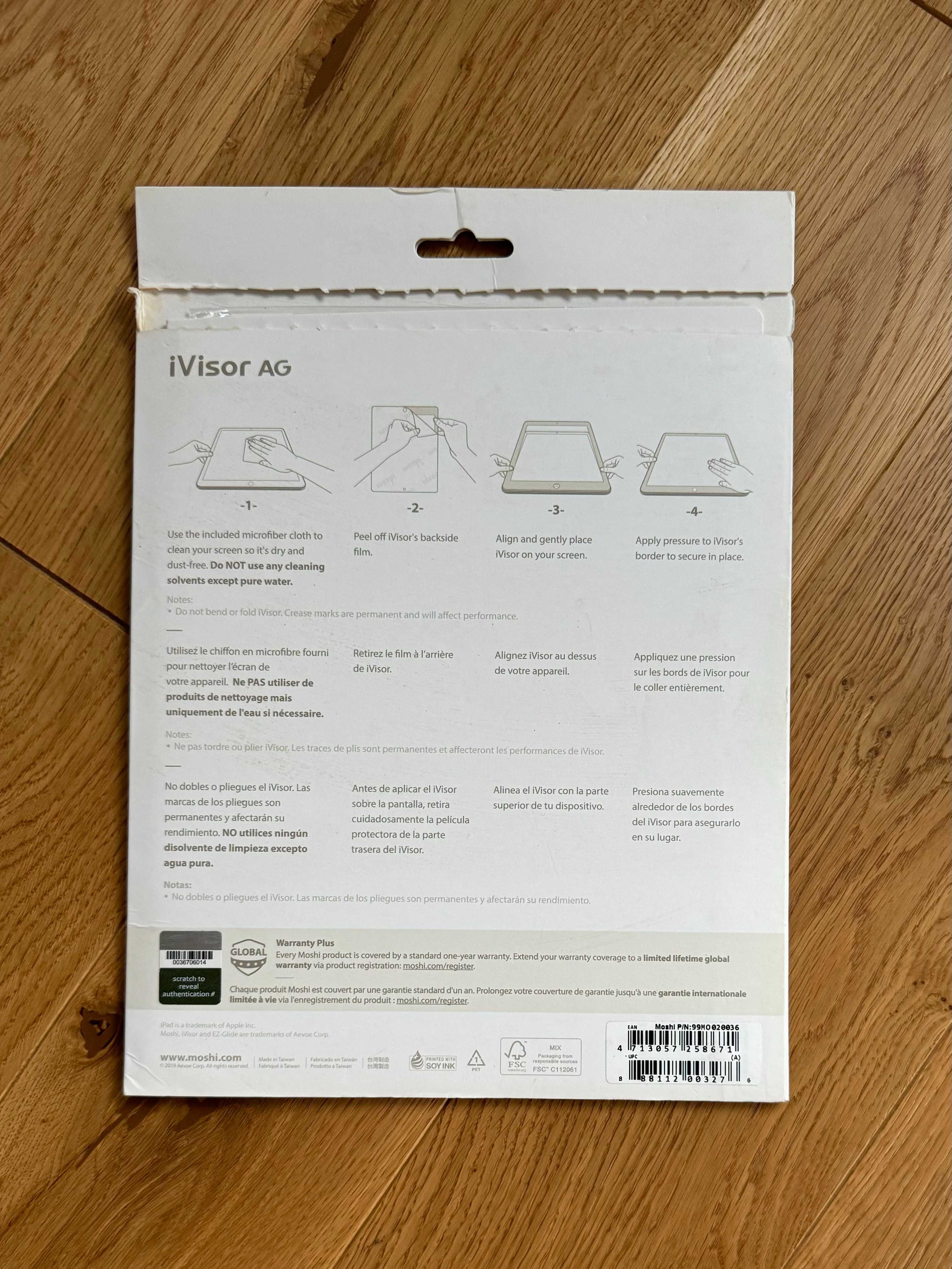Moshi iVisor AG screen protector ipad